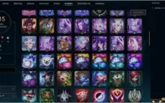 CONTA DE LOL 352 SKINS 5 SKINS PRESTIGIOS