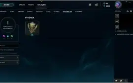 Conta de League of Legends Ouro 5