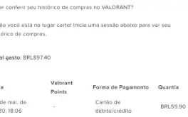 Conta Lol e valorant