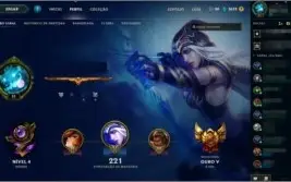 Conta de LOL Ouro 5