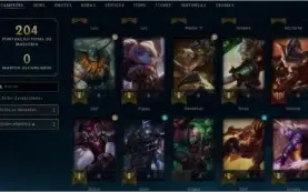 Conta de lol Ouro IV lvl 79