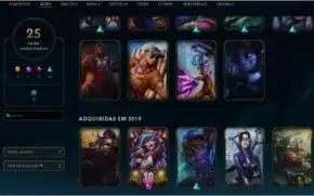 Conta de lol Ouro IV lvl 79