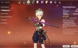 AR 57 - 13 T5⭐- XIAO / VENTI / KAZUHA / HUTAO / YOIMIA / ALB