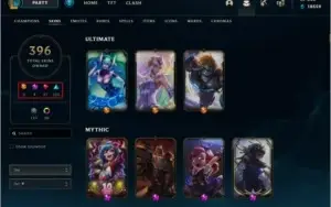 Conta com todos os campeões + 400 Skins
