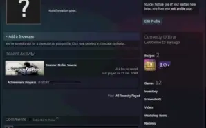 Conta Antiga Steam 19 Anos (12 Setembro De 2003)