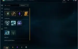 Conta Unranked, level 30, 15 campeões, 4 skins.