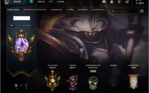 CONTA LEAGUE OF LEGENDS (ATIVAS/INATIVAS)