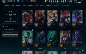 Diamante 4 com 30 Champs e 1 Skin +16 Fragmentos