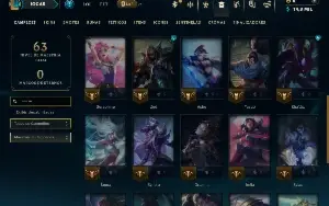 Diamante 4 com 30 Champs e 1 Skin +16 Fragmentos