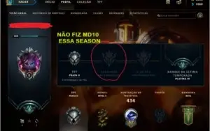 Conta level 268 / 150+ campeões / 2532 RP disponíveis