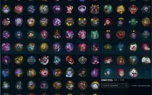 Conta LOL League of Legends com 4238 RP e 74 skins