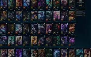 Conta LOL League of Legends com 4238 RP e 74 skins