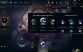 Conta League of Legends criada em 2012 com quase todos champ