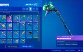 CONTA DE FORTNITE COM MINTY AXE 128 SKINS