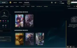 Conta LOL Diamante IV Smurf - 77V x 27D MMR bom