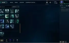 Conta LOL todos os champs e 175 skins