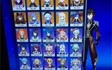 Conta Genshin para PS4 Hutao Raiden Zhongli Kazuha Itto
