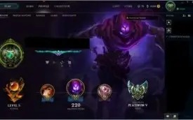 Conta League of Legends - Platina V - Honra 5