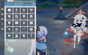 Conta Genshin impact Hutao+ayaka+espada celestial rank 31