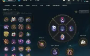 CONTA LOL DIAMANTE 4  TODOS OS CHAMPS 73% winrate