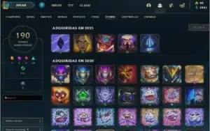 CONTA LOL DIAMANTE 4  TODOS OS CHAMPS 73% winrate