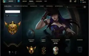 Prata 3 / 50 Skins / 82 Campeões / Espólios / ETC