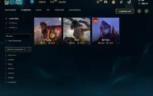 Conta Lol Todos Campeões