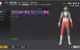 CONTA PUBG LITE COM PASSE DE BATALHA E MUITAS SKINS