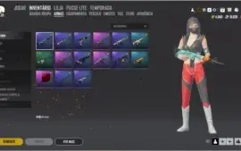 CONTA PUBG LITE COM PASSE DE BATALHA E MUITAS SKINS