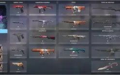 Conta valorant ouro 3, varias skins