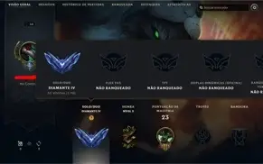 Conta diamante 4 com 64% de win rate sem email confirmado