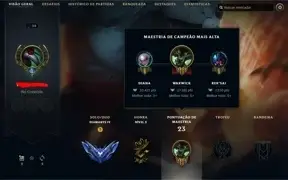 Conta diamante 4 com 64% de win rate sem email confirmado