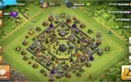 Conta Clash of clans cv9 FULL