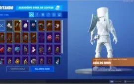 Conta FORTNITE com skins da season's 4/5/6/7/8 e SALVEoMUNDO
