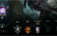 Conta lol prata 4 com skins