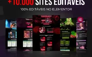 +10 Mil Sites Editáveis No Elementor