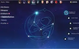Genshin Impact AR55 com 7 personagens 5* e todos os 4*