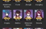 Conta Genshin Impact Com Ayaka, Kazuha, Yelan e etc....