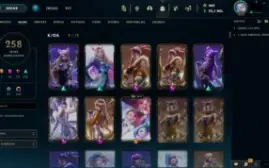league of legends com 258 skins NFA