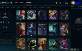 CONTA GOLD I C/ DIVERSAS SKINS