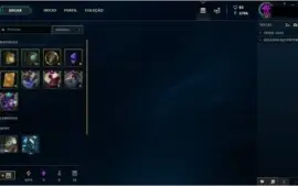 Conta de League of  Legends Diamante 3 - Skin Lendaria