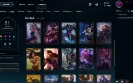 Conta de League of  Legends Diamante 3 - Skin Lendaria