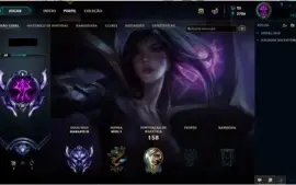 Conta de League of  Legends Diamante 3 - Skin Lendaria