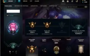Conta ouro 2 com 96 champs e 46 skins