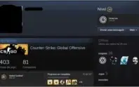 Conta csgo Aguia1/prime+steam lvl 30 +5jogos