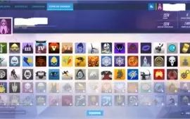 Conta Overwatch (habilitado pra comprar a arma dourada)