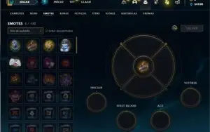 Conta Platina 3 com 22 Champs e 3 Skins + 16 Espolios