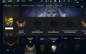 Ouro 2 com 35 Champs e 14 Skins + 3 Fragmentos