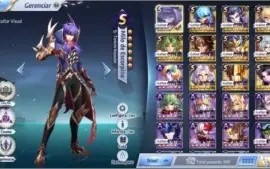 Conta Saint Seiya Awakening - 805 Gemas e Cavaleiros Fortes