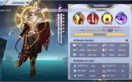 Conta Saint Seiya Awakening - 805 Gemas e Cavaleiros Fortes